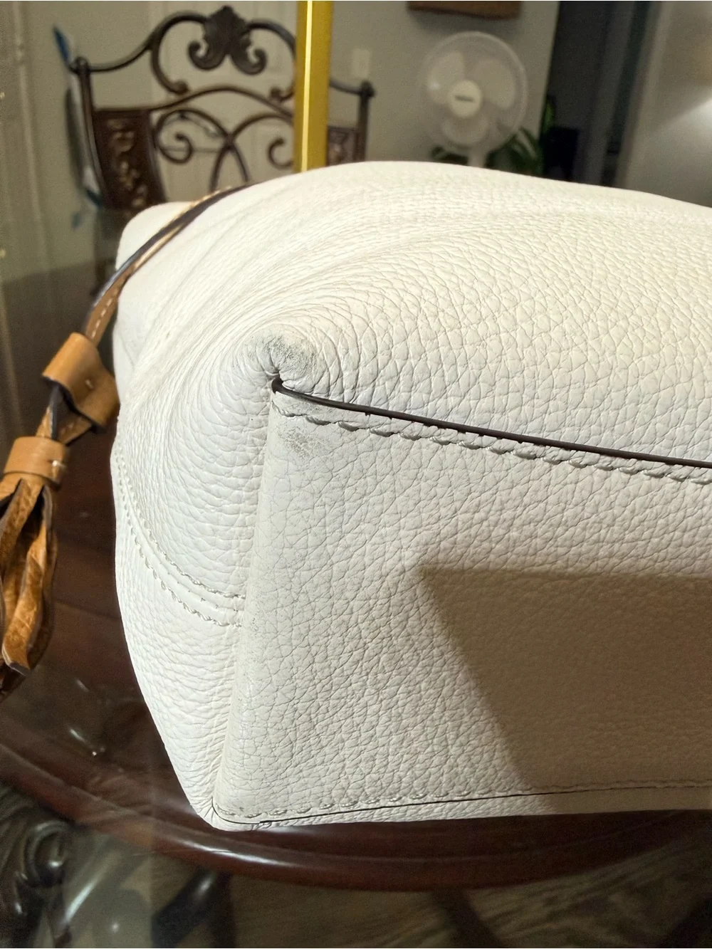 Coach pebbled leather